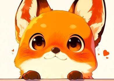 Cute Fox Illustration