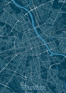 Warsaw City Map