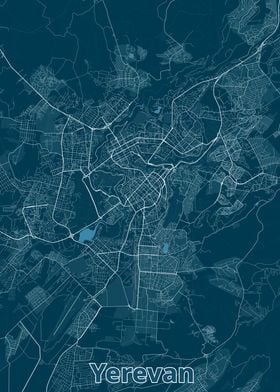 Yerevan City Map