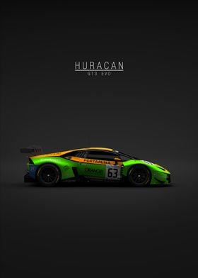 No. 63 Lamborghini Huracan GT3 Evo