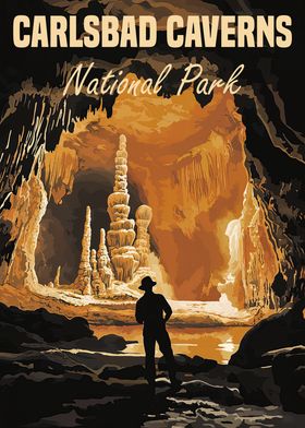 Carlsbad Caverns National Park Poster