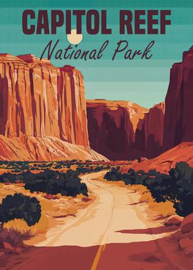 Capitol Reef National Park Poster