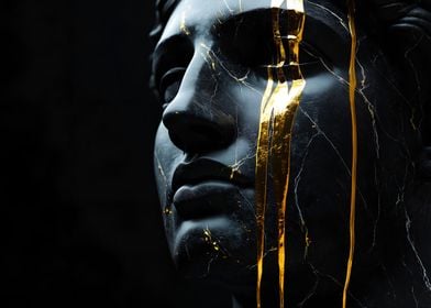 Golden Tears Sculpture