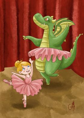 Dragon and Ballerina