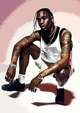 Travis Scott Portrait