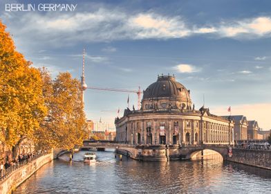 Berlin Cityscape with River