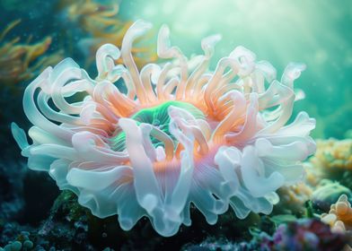 Sea Anemone Underwater