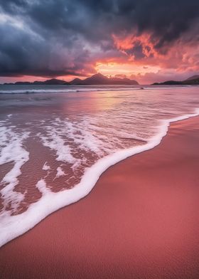 Pink Sunset Beach