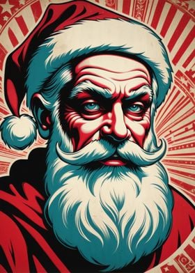 Bad Santa Claus Illustration