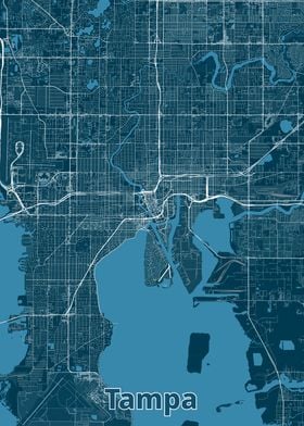 Tampa City Map