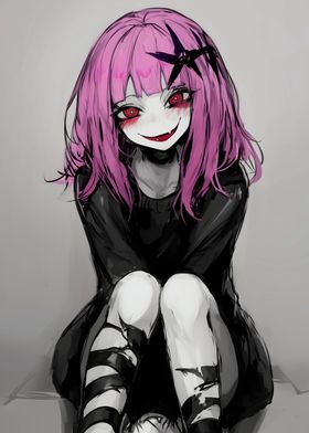 Creepy Anime Girl