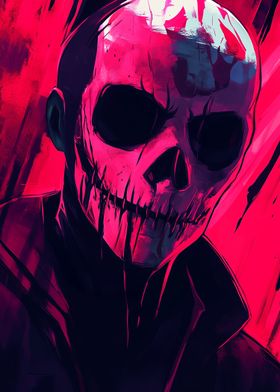 Skull Mask Portrait