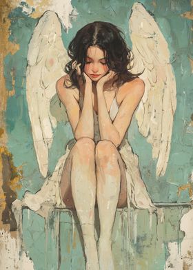 Angel with White Wings