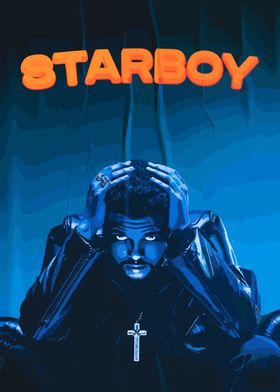 The Weeknd Starboy Poster