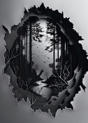 Papercut Forest