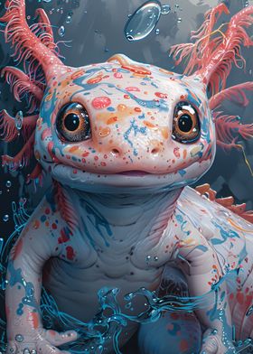 Colorful Axolotl