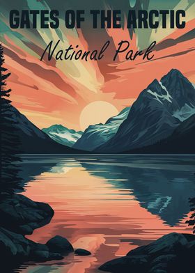 Gates of the Arctic National Park Poster