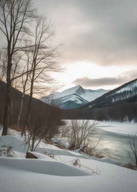 Snowy Mountain River