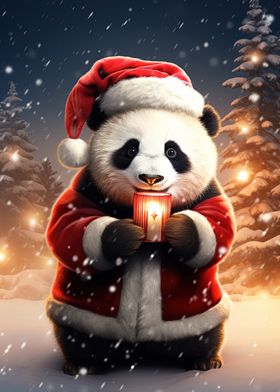 Panda Christmas Animals