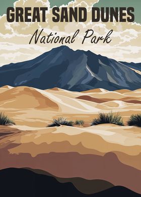 Great Sand Dunes National Park Poster