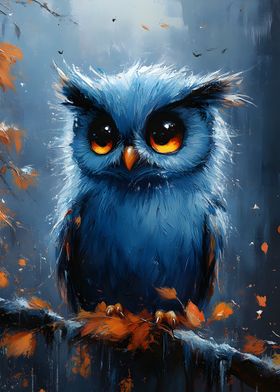 Cute Owl Painting