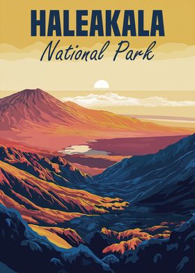 Haleakala National Park Poster