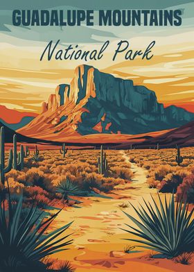 Guadalupe Mountains National Park Poster