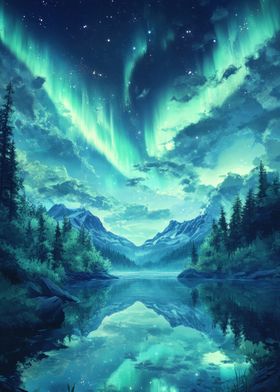 Northern Lights Lake