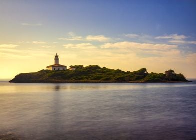 Lighthouse on a Small Island