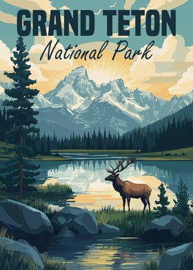 Grand Teton National Park Poster