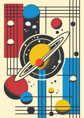 Bauhaus Planetary Poster 2