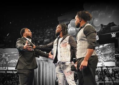 Big E, Kofi Kingston and Xavier Woods 