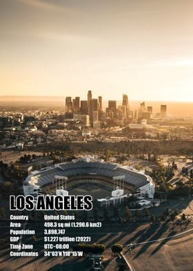 Los Angeles Skyline & Stadium