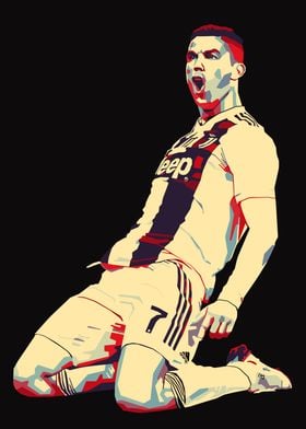 Cristiano Ronaldo Pop Art