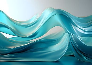 Abstract Blue Waves