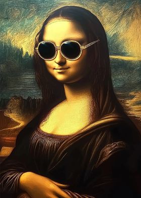 Mona Lisa with Sunglasses