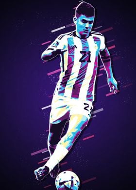 Dybala in Retro Style