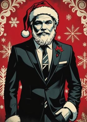 Santa Claus in Suit