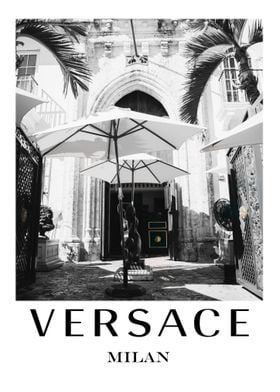 Versace Milan Entrance