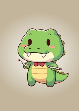 Cute Crocodile Cartoon