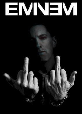 Eminem Middle Finger Poster