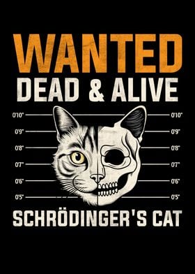 Schrödinger's Cat Wanted Poster