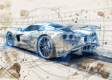 Blueprints Sports Car