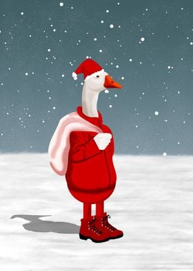 Goose Santa Claus