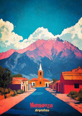 Mendoza Art Poster