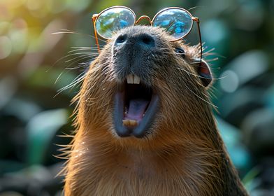 Capybara in Glasses