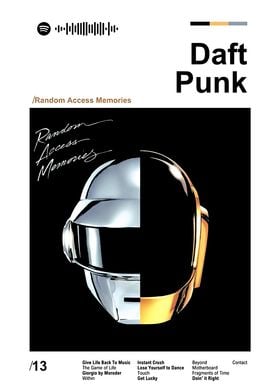 Daft Punk Random Access Memories Album Cover