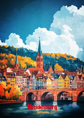 Heidelberg Art Poster