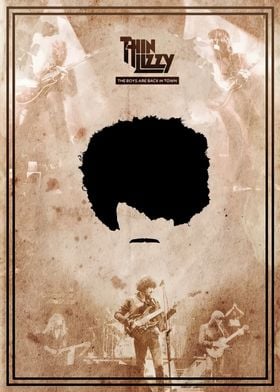 Thin Lizzy Band Poster