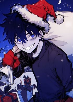 Christmas Anime Boy